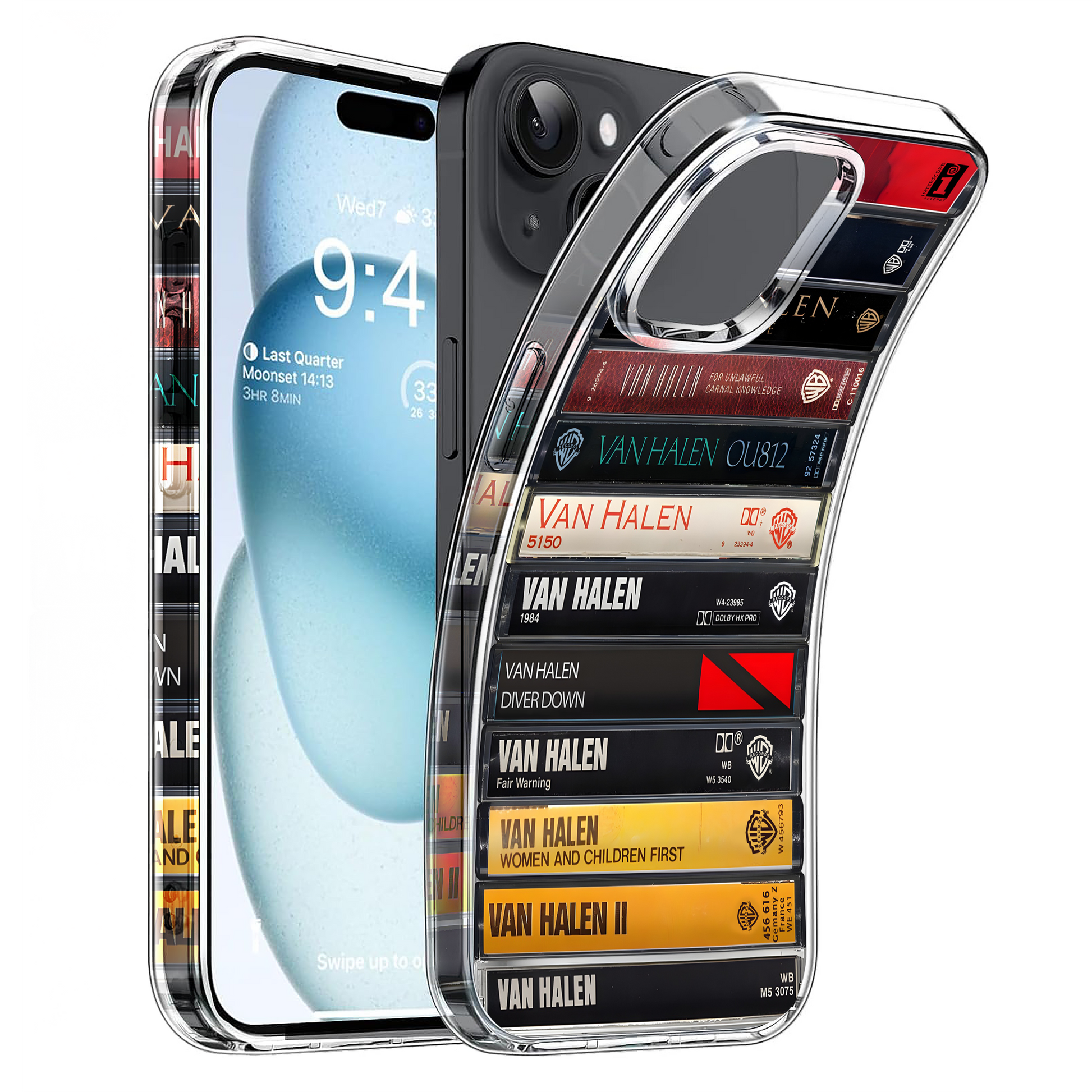 Van Halen Albums Cassette Collection Retro MagSafe Phone Case MTervoDesign Van Halen Albums Cassette Collection Retro MagSafe Phone Case MTervoDesign
