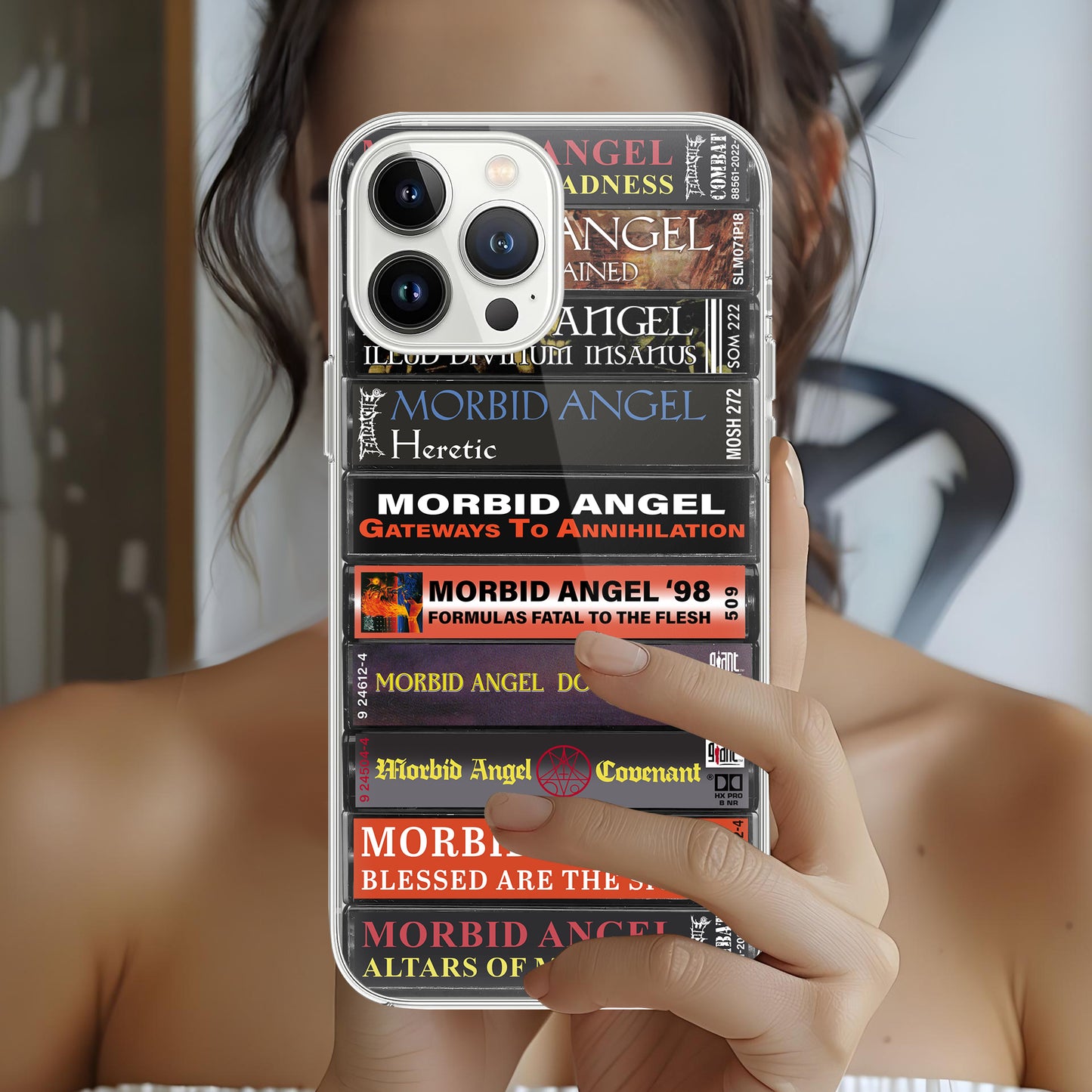 Morbid Angel Albums Cassette Collection Retro Phone Case