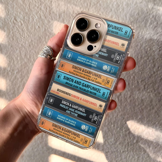 Simon & Garfunkel Albums Cassette Collection Retro Phone Case