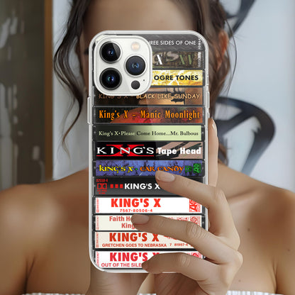 King's X Albums Cassette Collection Retro Phone Case