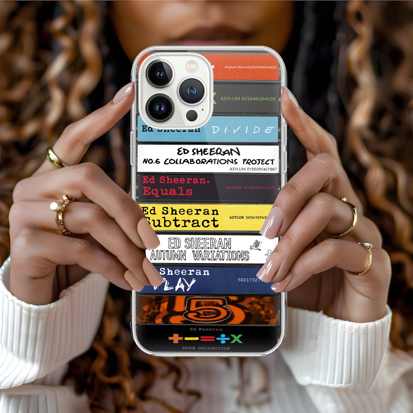 Ed Sheeran Albums Cassette Collection Retro Phone Case