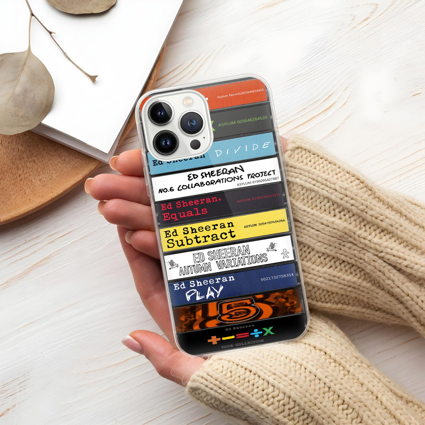 Ed Sheeran Albums Cassette Collection Retro Phone Case