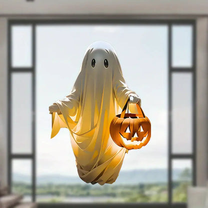 Halloween Ghost Decal -Vinyl Decal Spooky Decorations