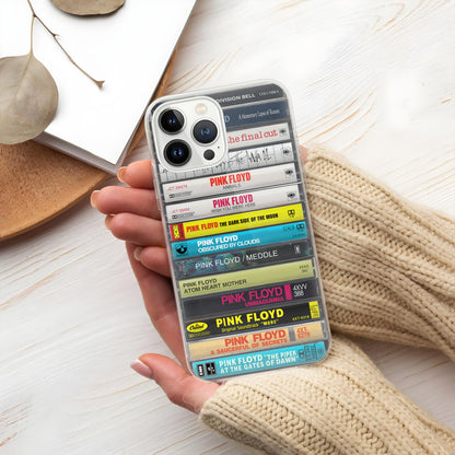 Pink Floyd Albums Cassette Collection Retro MagSafe Phone Case