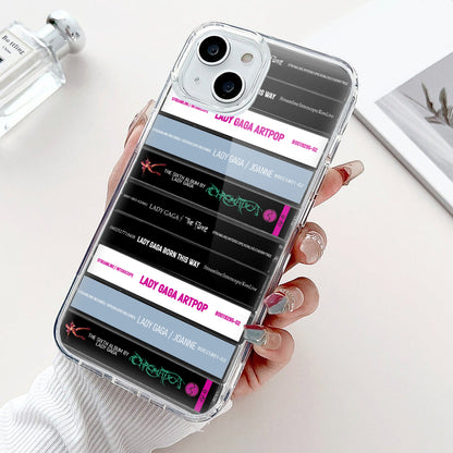 Lady Gaga Albums Cassette Collection Retro Phone Case