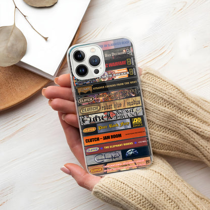 Clutch Albums Cassette Collection Retro Phone Case