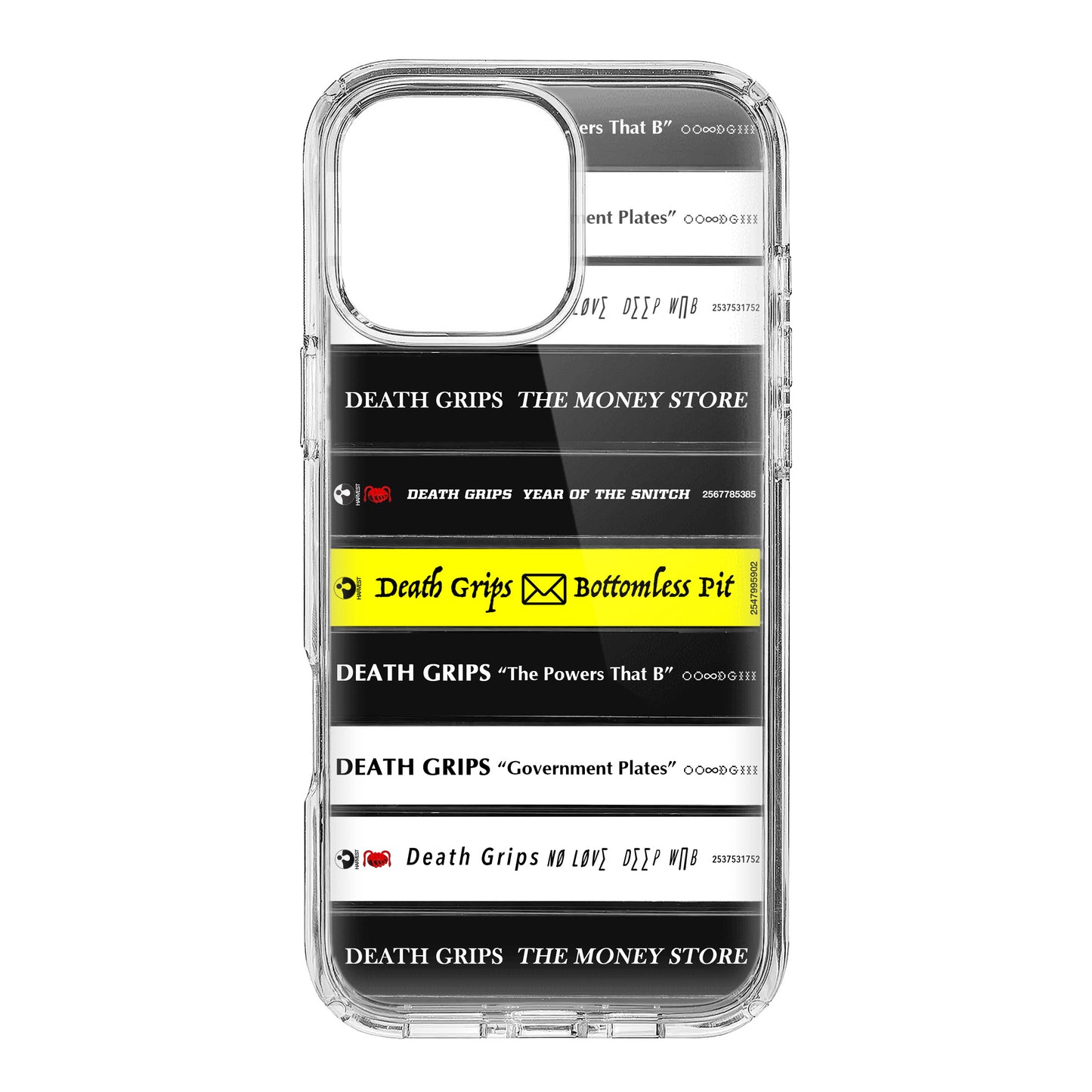 Death Grips Albums Cassette Collection Retro Phone Case