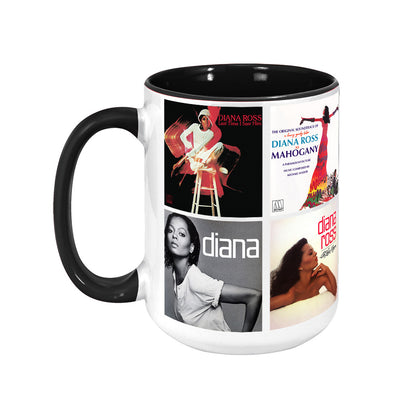Diana Ross Albums Cover Collection Retro Mug