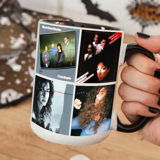 Miami Sound Machine & Gloria Estefan Albums Cover Collection Retro Mug