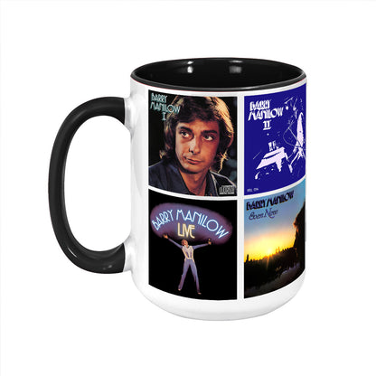 Barry Manilow Albums Cover 70s Collection Retro Mug