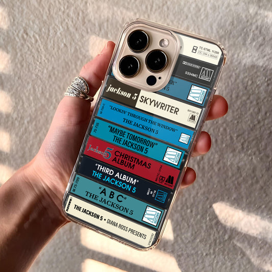 The Jackson 5 Albums Cassette Collection Retro Phone Case