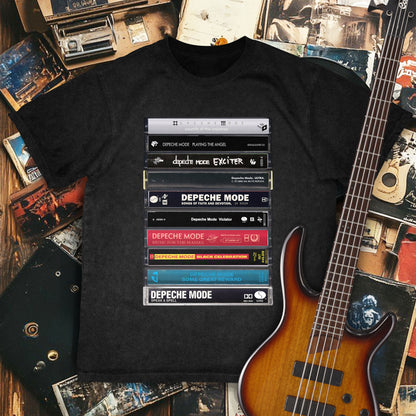 Depeche Mode Albums Cassette Retro Collection Premium Unisex T-Shirt
