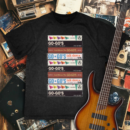 Go-Go's Albums Cassette Retro Collection Premium Unisex T-Shirt