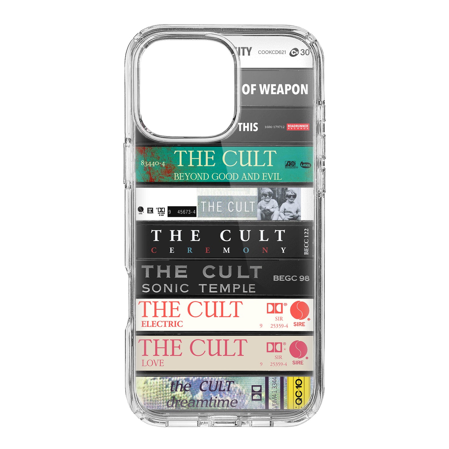 The Cult Albums Cassette Collection Retro Phone Case