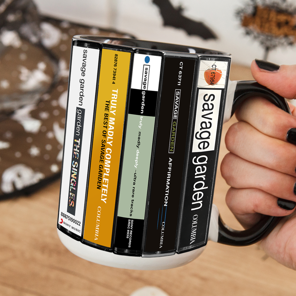 Savage Garden Albums Cassette Collection Retro Accent Mug