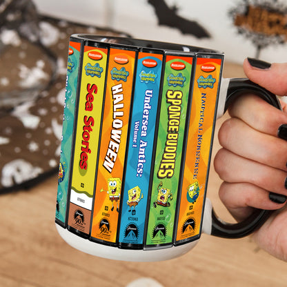 VHS Tape SpongeBob SquarePants Nostalgic Movies Mug