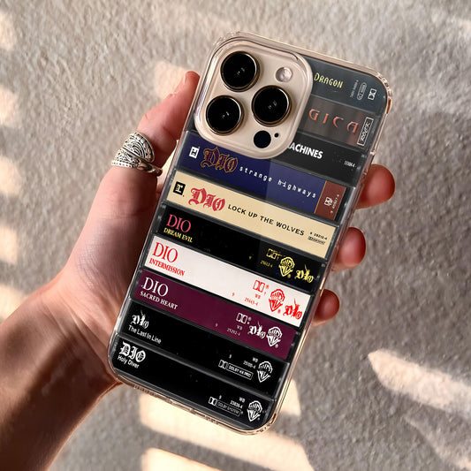 Dio Albums Cassette Collection Retro Phone Case