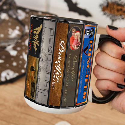 Puscifer Albums Cassette Collection Retro Accent Mug