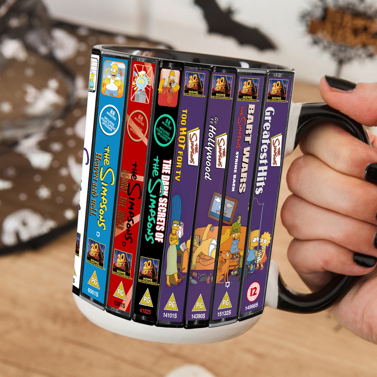 The Simpsons Classics VHS Collection Nostalgia Mug