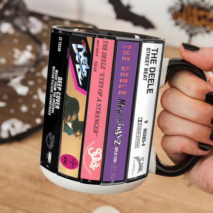 The Deele Albums Cassette Collection Retro Accent Mug