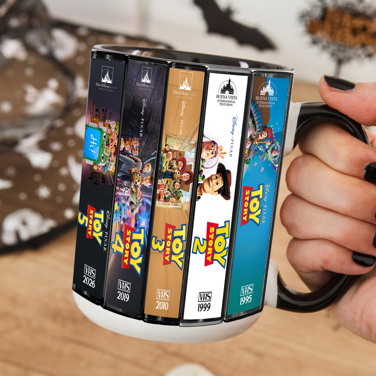Toy Story VHS Movies Collection Accent Mug