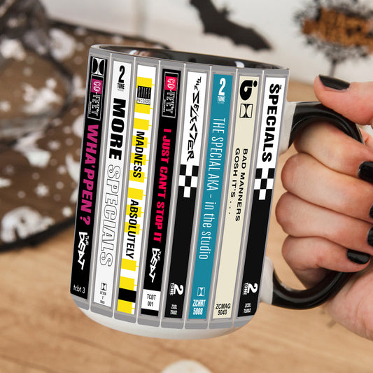 Ska 2-Tone 80s Music Cassette Collection Accent Mug