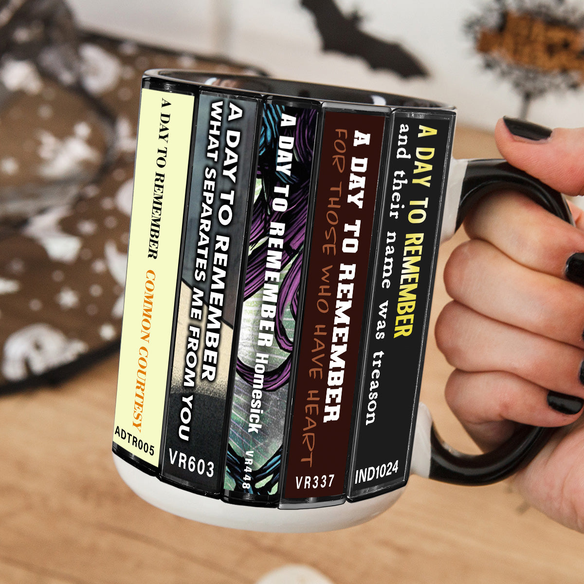 A Day to Remember Albums Cassette Collection Retro Accent Mug