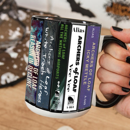 Archers of Loaf Albums Cassette Collection Retro Accent Mug