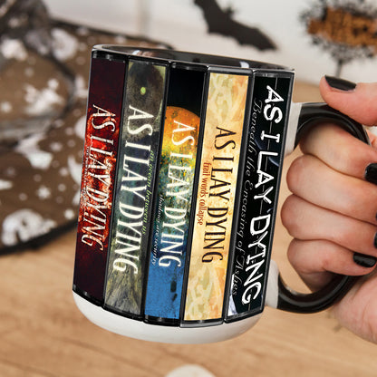 As I Lay Dying Albums Cassette Collection Retro Accent Mug