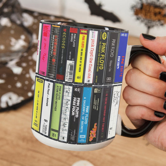 Pink Floyd Albums Cassette Retro Collection Accent Mug - Extended Version