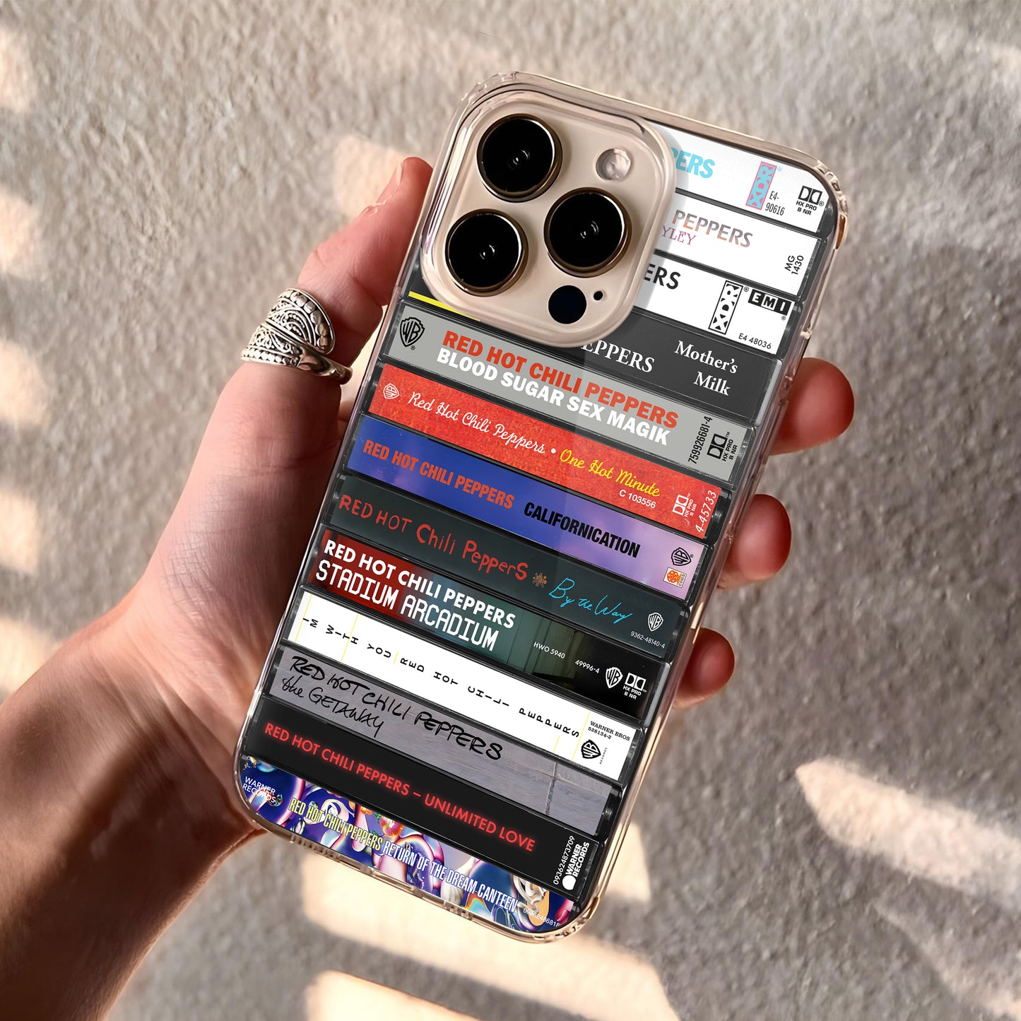 Red Hot Chili Peppers Albums Cassette Collection Retro MagSafe Phone Case