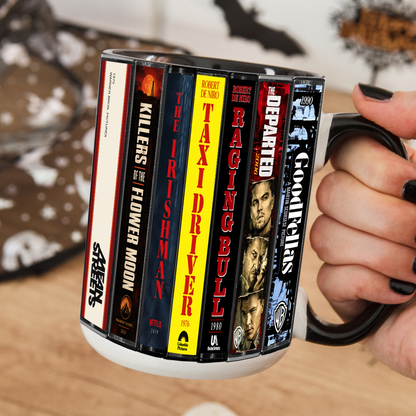 Martin Scorsese VHS Movies Collection Accent Mug