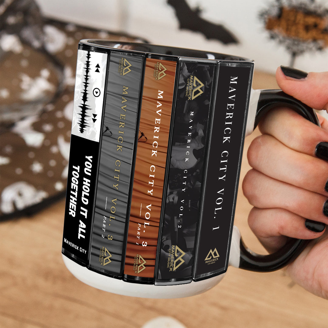 Maverick City Music Albums Cassette Collection Retro Accent Mug