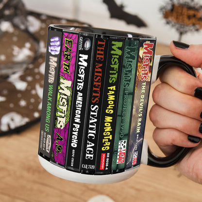 Misfits Albums Cassette Collection Retro Accent Mug