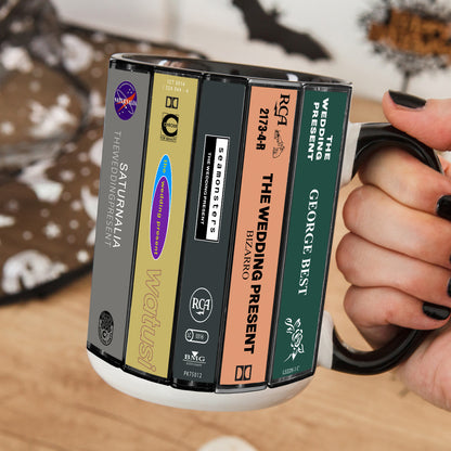 The Wedding Present Albums Cassette Collection Retro Accent Mug