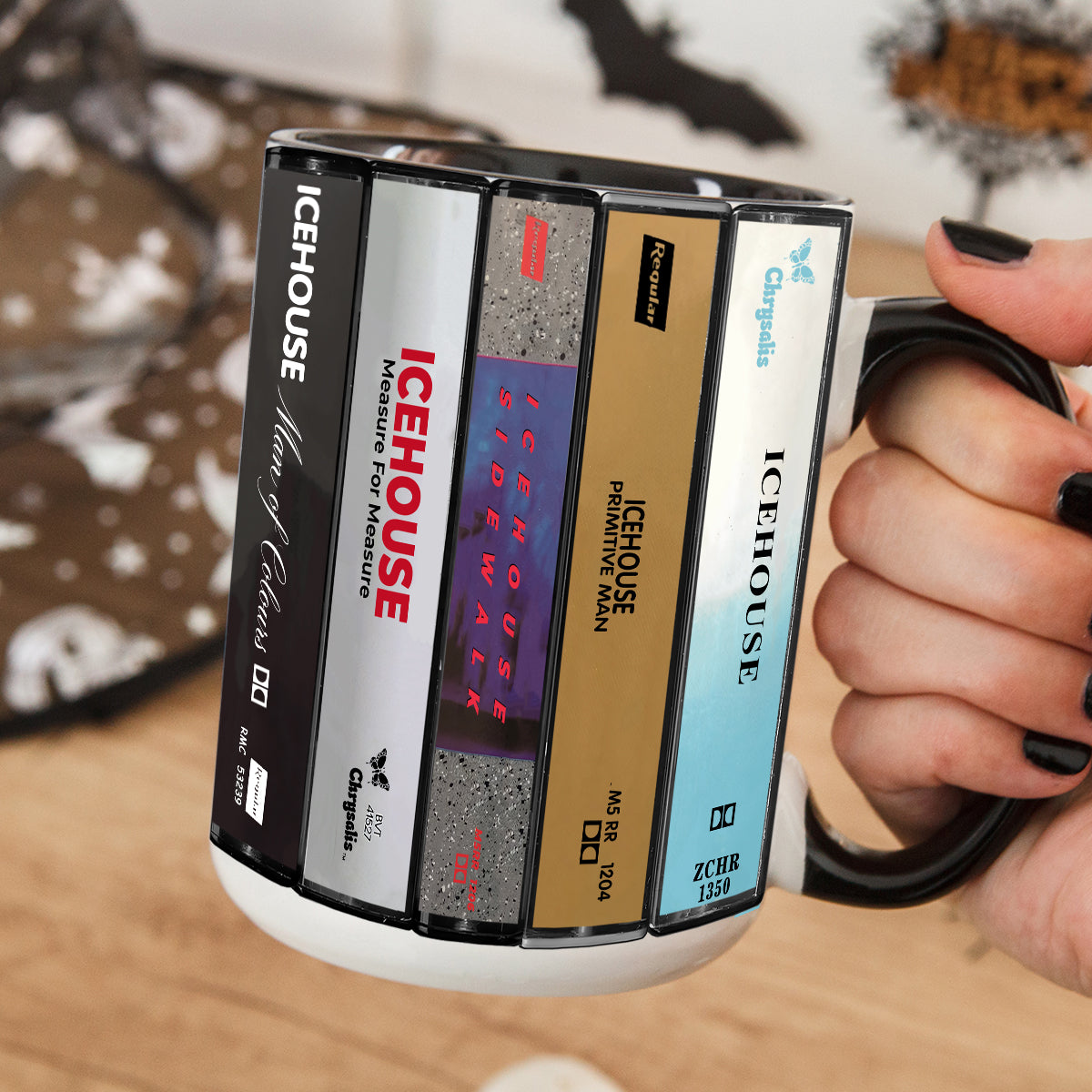 Icehouse Albums Cassette Collection Retro Accent Mug