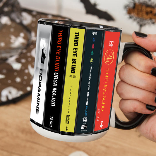 Third Eye Blind Albums Cassette Collection Retro Accent Mug