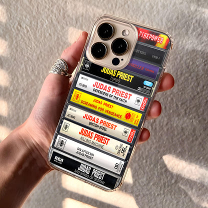 Judas Priest Albums Cassette Collection Retro Phone Case