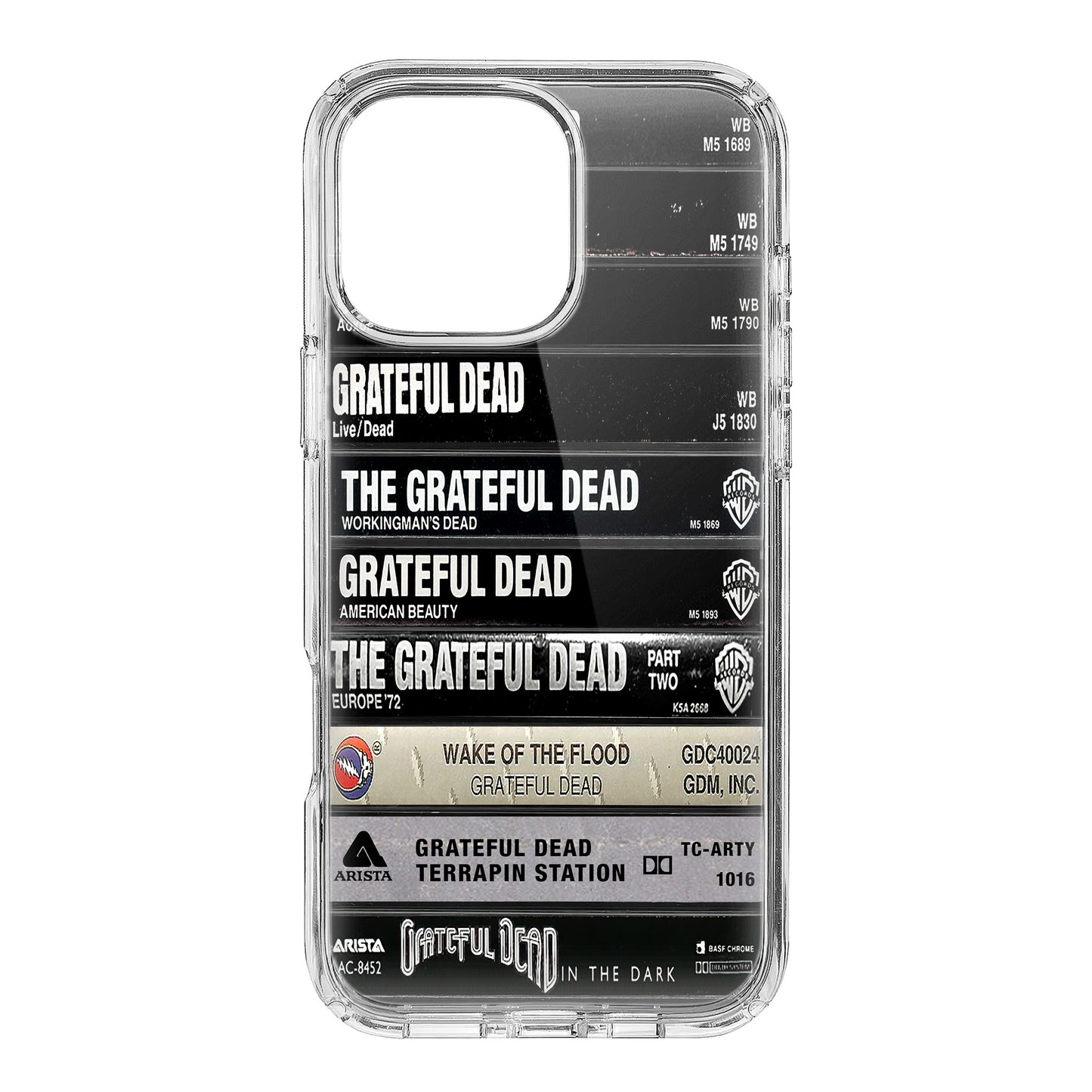 Grateful Dead Albums Cassette Collection Retro Phone Case