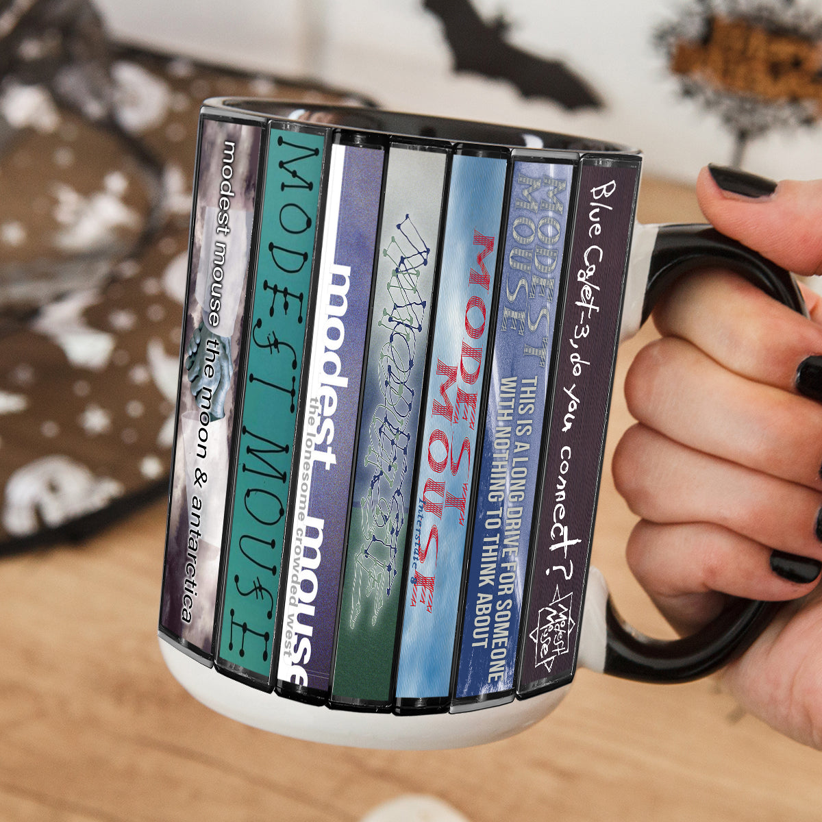 Modest Mouse Albums Cover Collection Retro Accent Mug