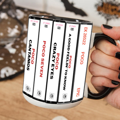 Poco Albums Cassette Collection Retro Accent Mug