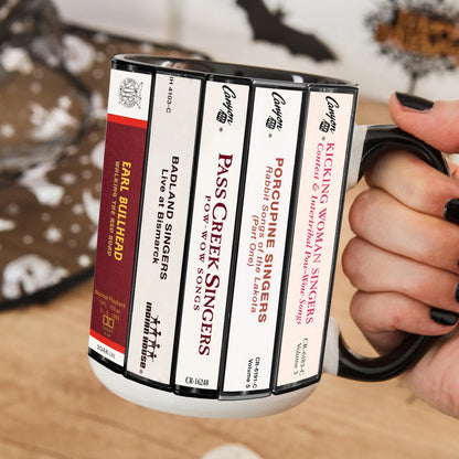 Indigenous Albums Cassette Collection Retro Accent Mug