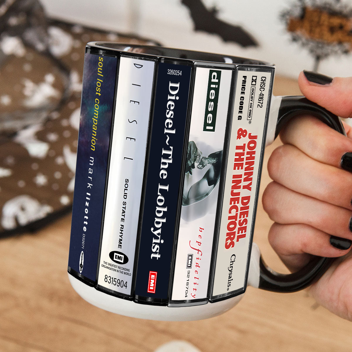 Diesel Albums Cassette Collection Retro Accent Mug