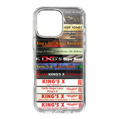 King's X Albums Cassette Collection Retro Phone Case