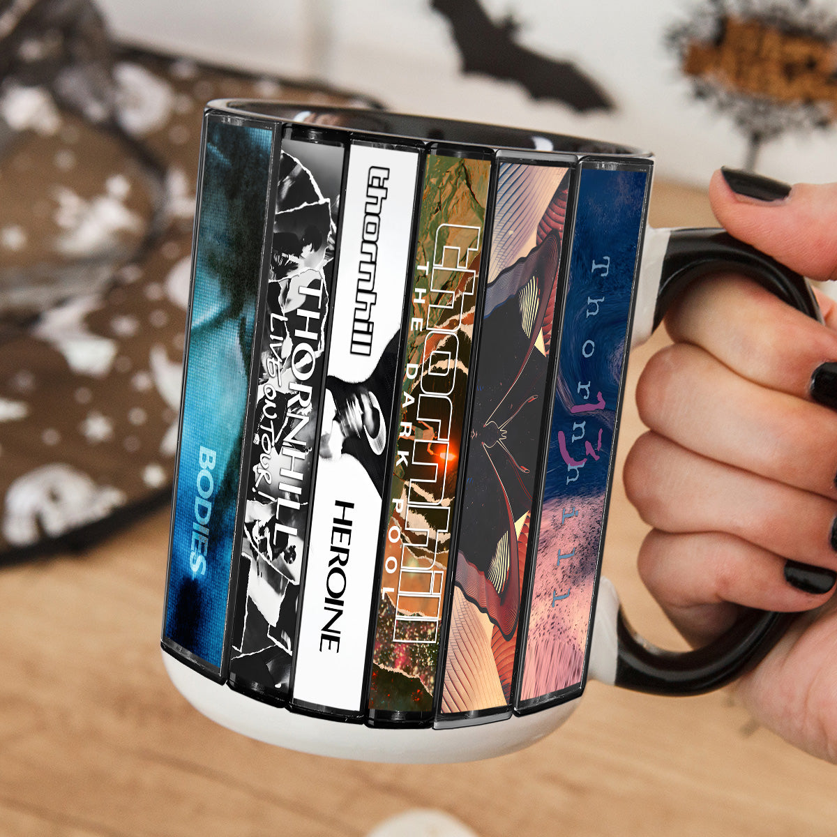 Thornhill Albums Cassette Collection Retro Accent Mug