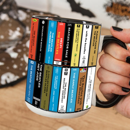 The Beatles Cassette Albums Accent Mug - Extended Version