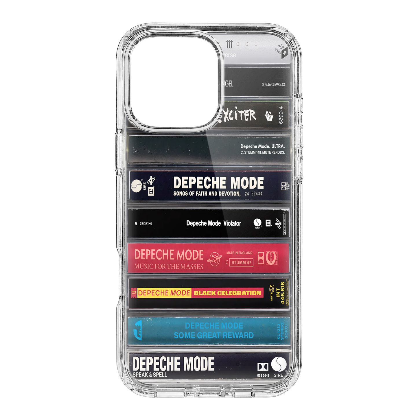 Depeche Mode Albums Cassette Collection Retro MagSafe Phone Case