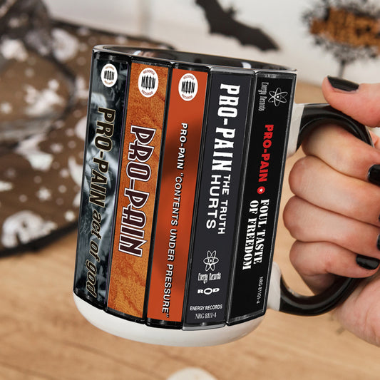 Pro-Pain Albums Cassette Collection Retro Accent Mug