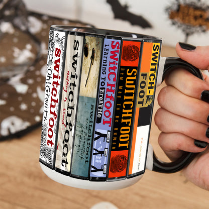 Switchfoot Albums Cassette Collection Retro Accent Mug