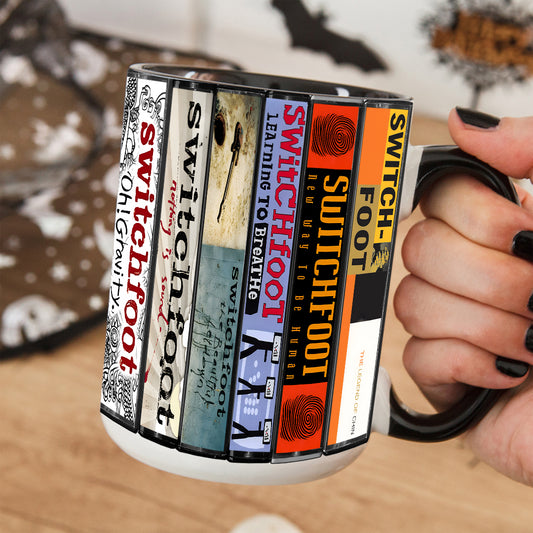 Switchfoot Albums Cassette Collection Retro Accent Mug
